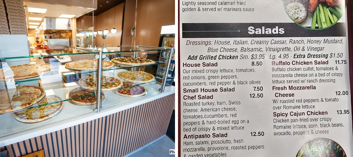 La cucina Menu